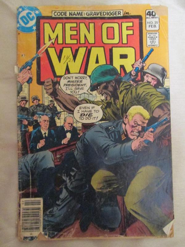 lot 161 image: DC Comics Men of War. Number 25 i...