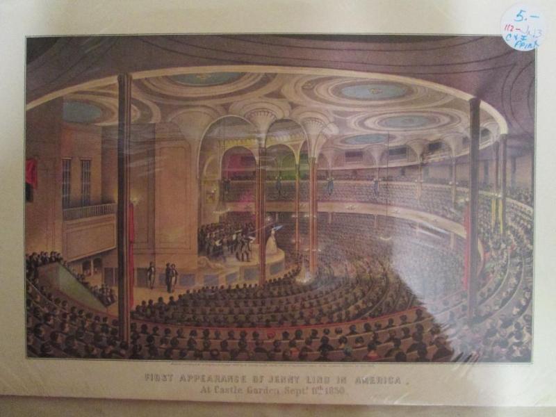 lot 165 image: Vintage print of Jenny Linds first...