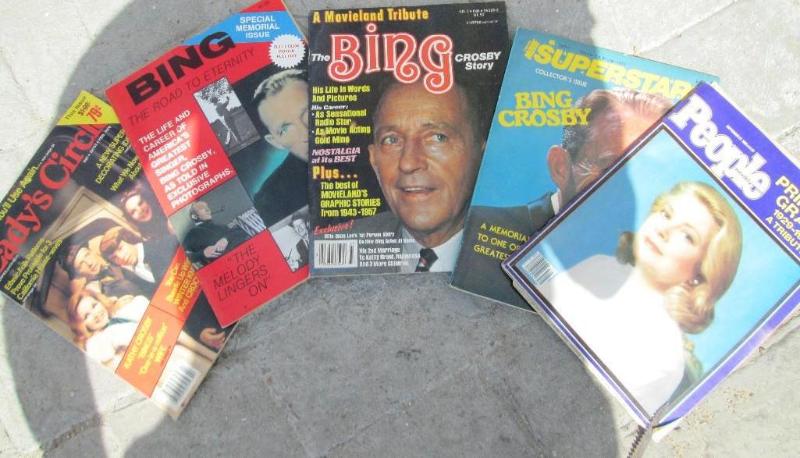 lot 182 image: Lot of magazines commemorating famo...