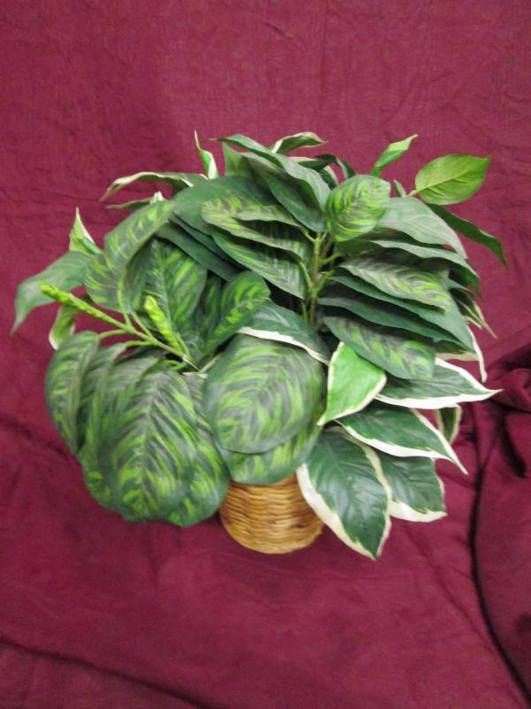 lot 220 image: Artificial tropical plant in tall b...