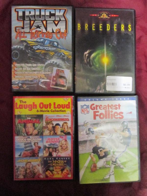 lot 4 image: Lot of 4 movies. Truck Jam, Breeder...