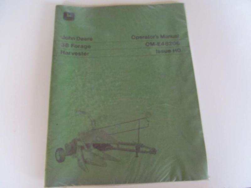 lot 59 image: John Deere operating manual....