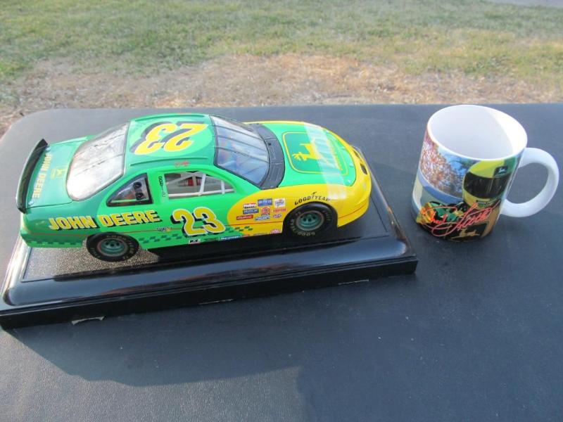 lot 98 image: # 23 John Deere racing car,along wi...