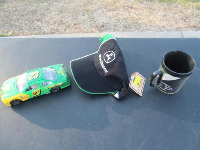 lot 99 image: # 23 John Deere racing car,along wi...