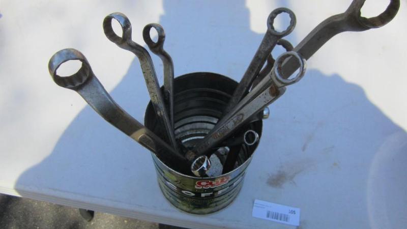 lot 105 image: wrenches...
