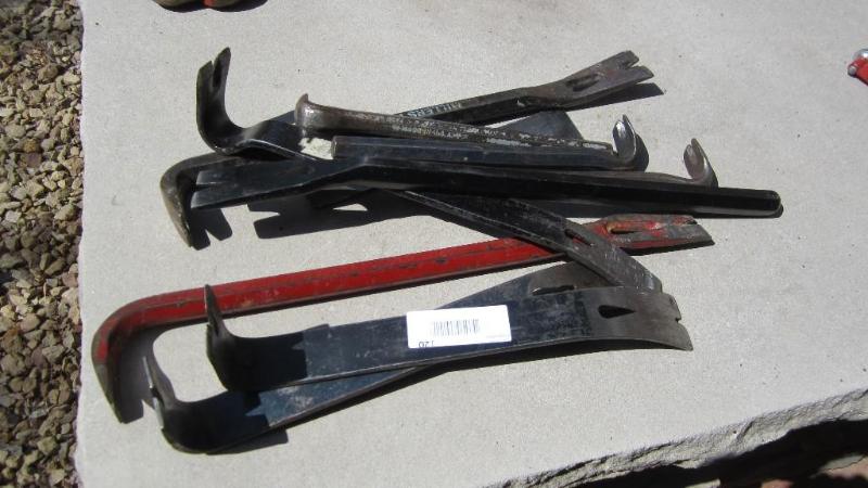 lot 120 image: prybars...