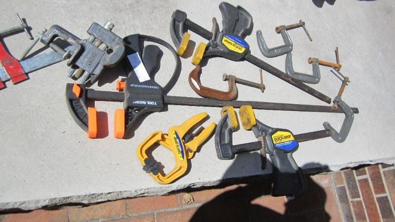 lot 121 image: clamps...
