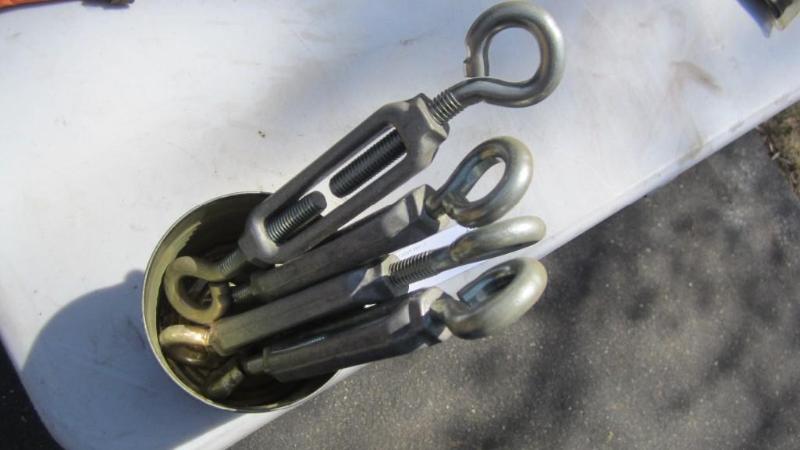 lot 144 image: turn buckles...