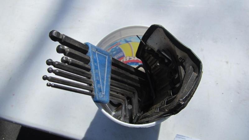 lot 147 image: allen wrenches...