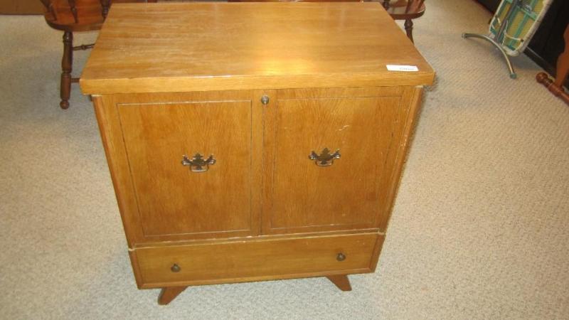lot 202 image: small cabinet, cedar lined...