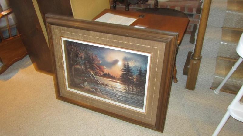 lot 209 image: Terry Redlin print...