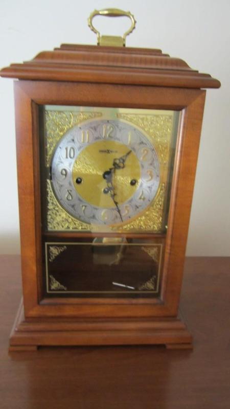 lot 231 image: Howard Miller clock...