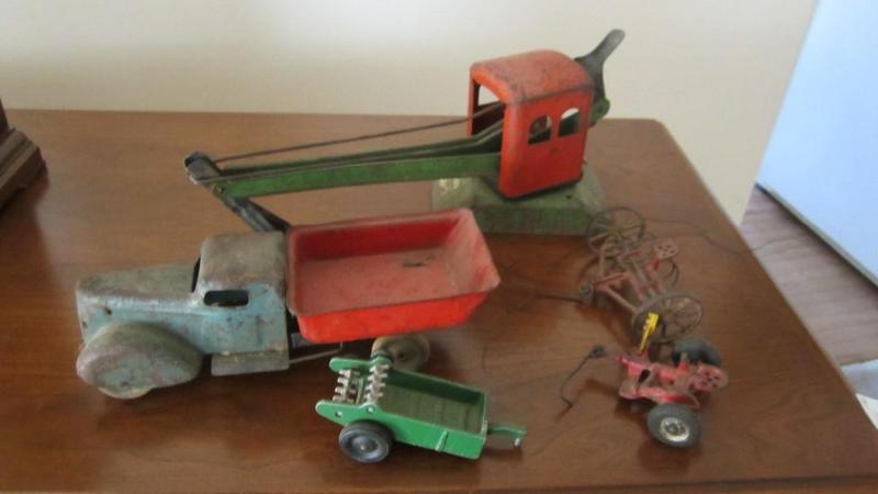 lot 240 image: antique toys...