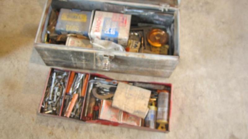 lot 41 image: tool box with tools...