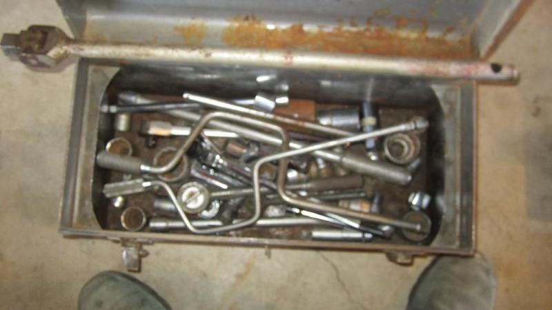 lot 42 image: toolbox with tools...