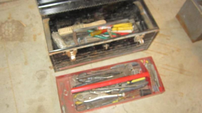 lot 43 image: toolbox with tools...