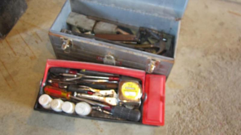 lot 44 image: toolbox with tools...