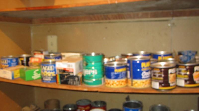 lot 48 image: shelf lot of screws and nails...