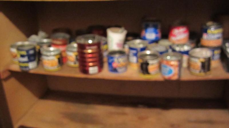 lot 49 image: shelf lot of screws and nails...