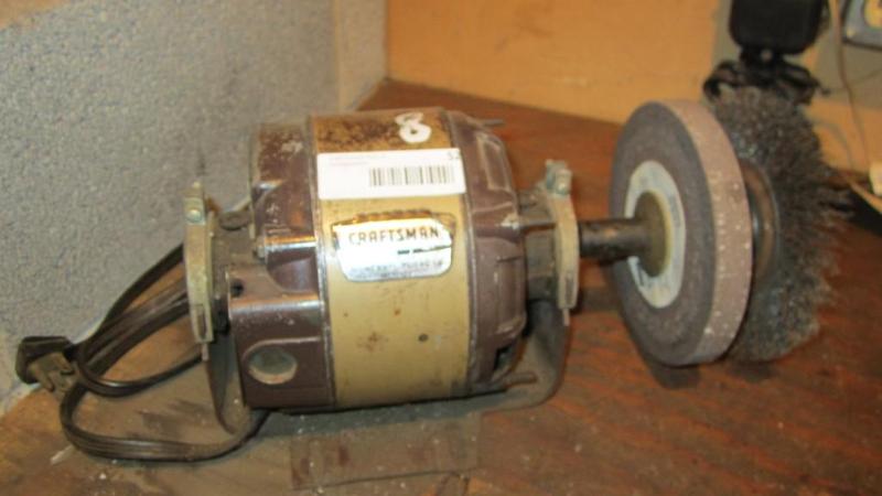 lot 52 image: craftsman grinder...