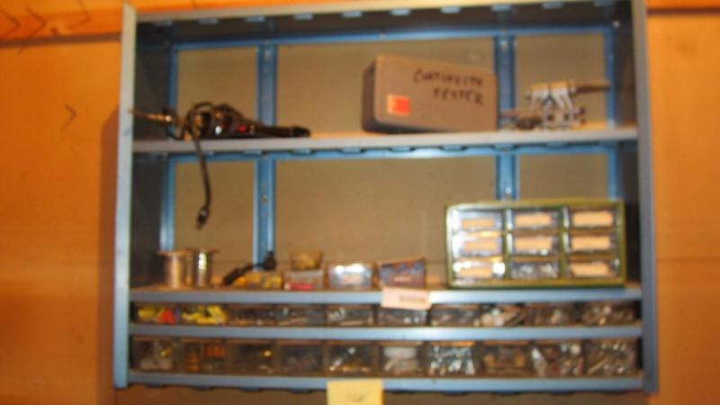 lot 55 image: organizer with contents, with solde...