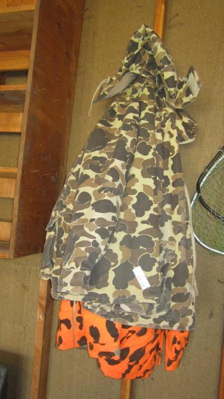 lot 67 image: 2 hunting jackets, size large...