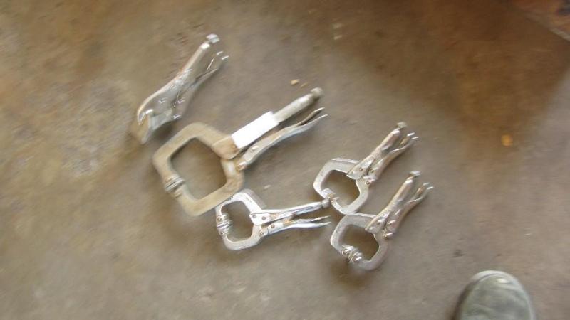 lot 95 image: c clamps...