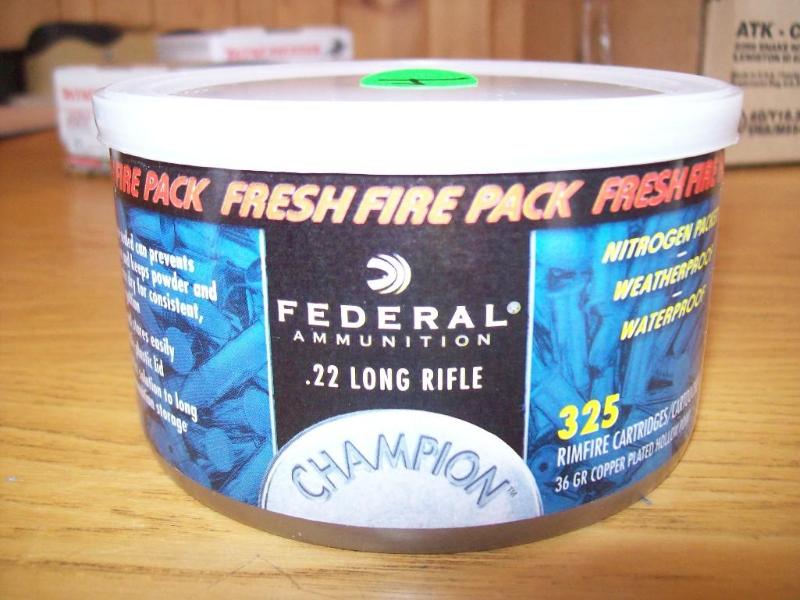Federal 22 Long Rifle -Nitrogen pac...