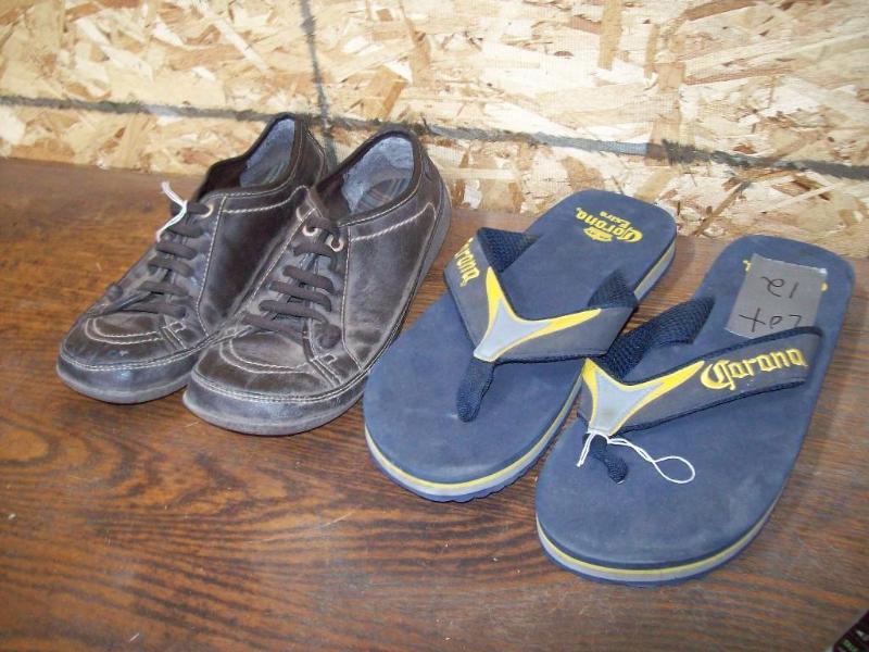 Mens shoes -1 pair of sandals -1 pa...