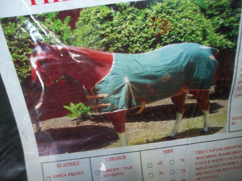 82&quot Canvas Winter Horse blanke...