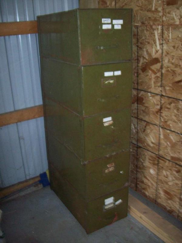 4 door metal file cabinet...