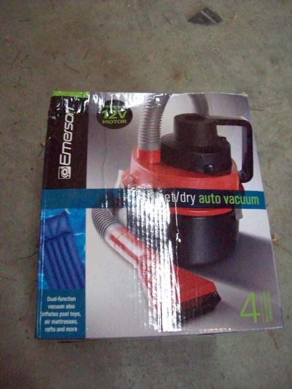 wetdry vacuum -can also be used to...