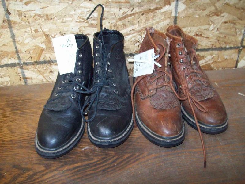 Womens Boots -1 pair black -1 pair ...