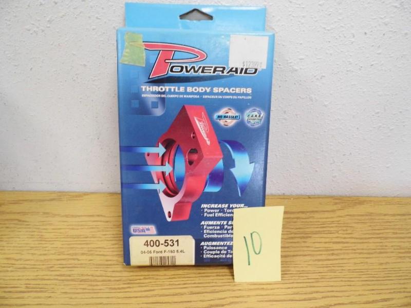lot 10 image: Power Aid Throttle Body Spacers - 0...
