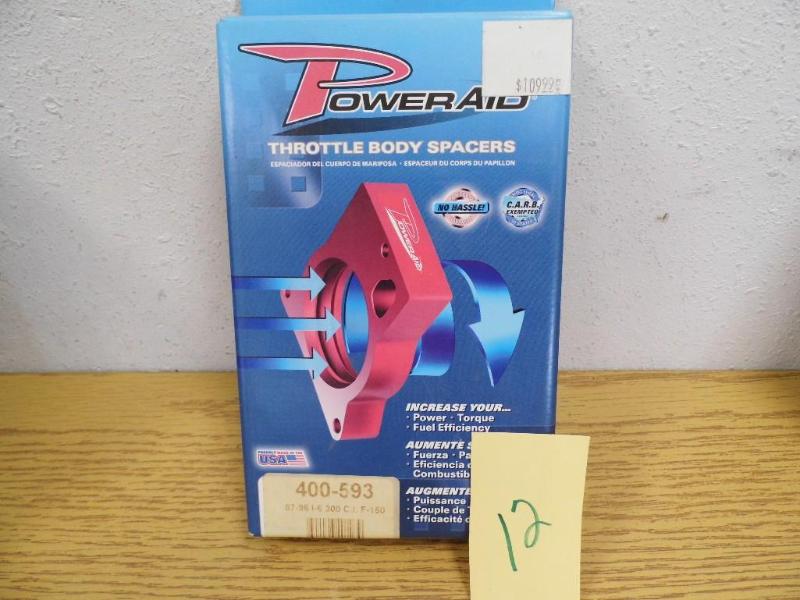 lot 12 image: Power Aid Throttle Body Spacers - 8...