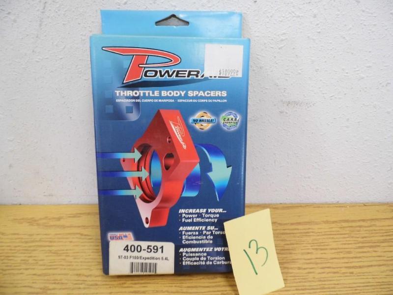 lot 13 image: Power Aid Throttle Body Spacers - 9...
