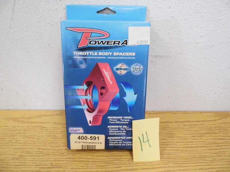 lot 14 image: Power Aid Throttle Body Spacers - 9...