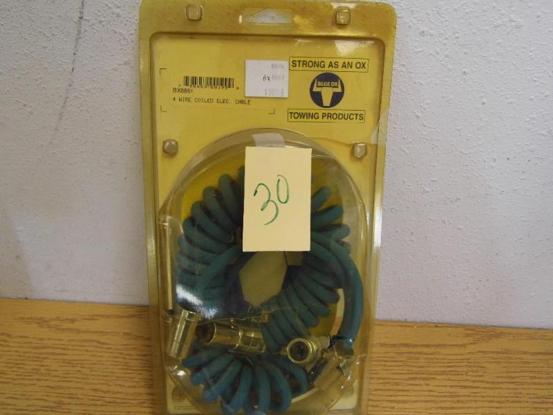 lot 30 image: Blue Ox Towing Products 4 Wire Coi...