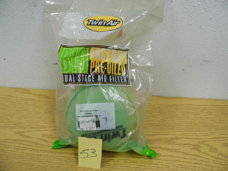 lot 53 image: Twin Air Bio Filter - pre oiled - d...