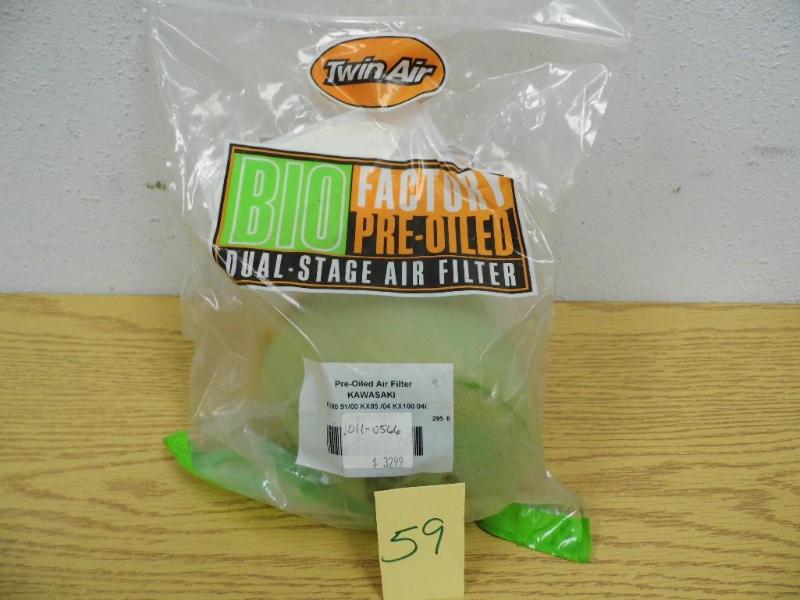lot 59 image: Twin Air Bio Filter - pre oiled - d...