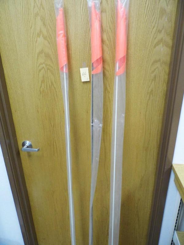lot 66 image: Lot of 3 - 6 Flexible Flags...