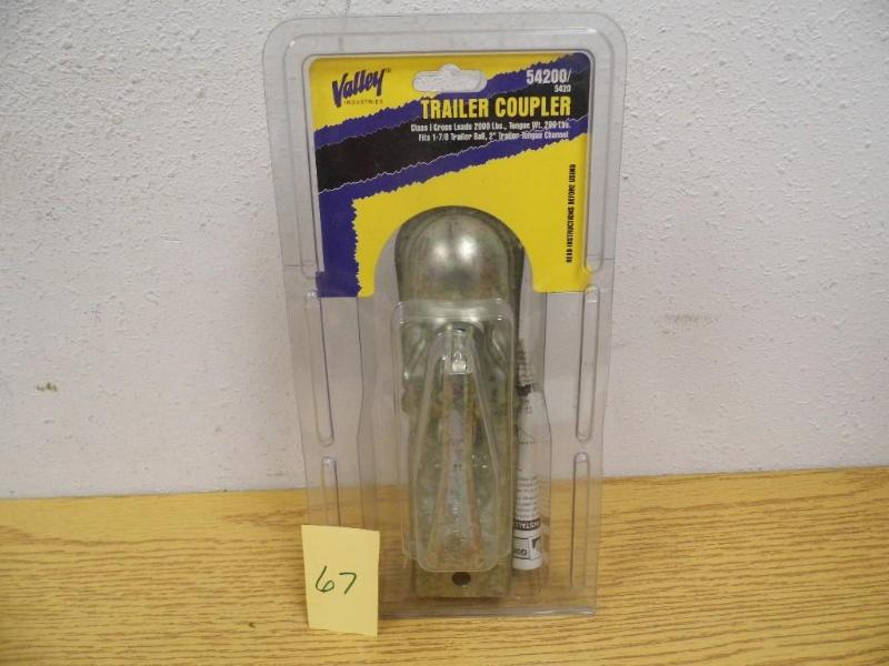 lot 67 image: Valley Industries Trailer Coupler -...
