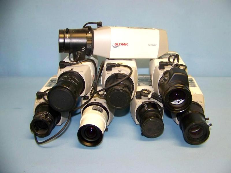 lot 15 image: (8) Ultrak, Color Security Cameras
