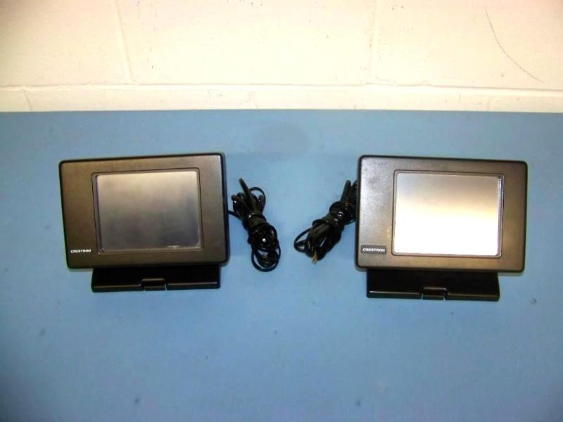 lot 19 image: (2) Crestron, CT-1600, Touchpanels