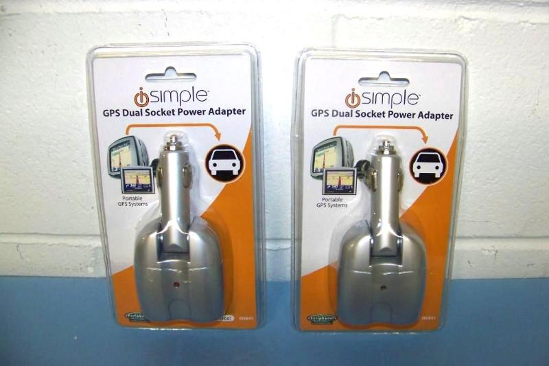 lot 42 image: (2) Simple, GPS, Dual Socket Power Adapters