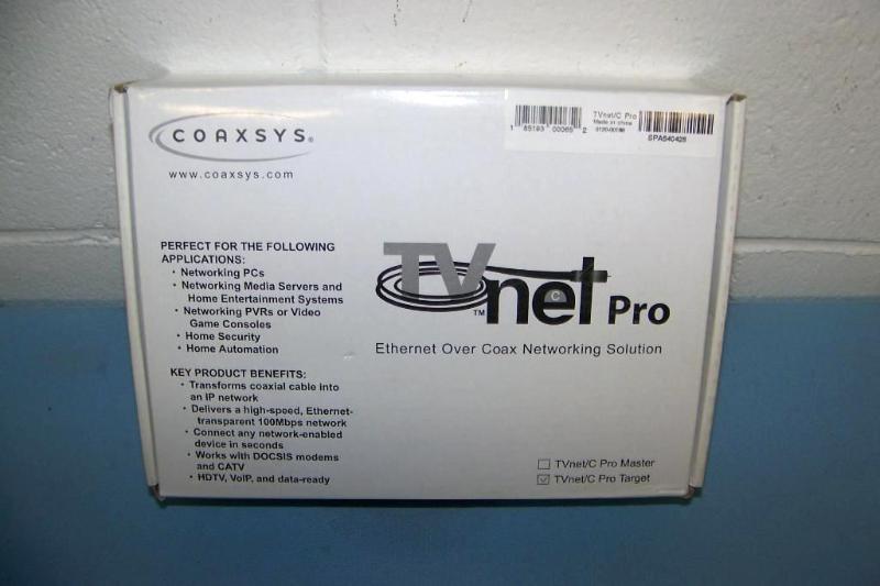 lot 44 image: Coaxsys, Ethernet over Coax Networking Solution