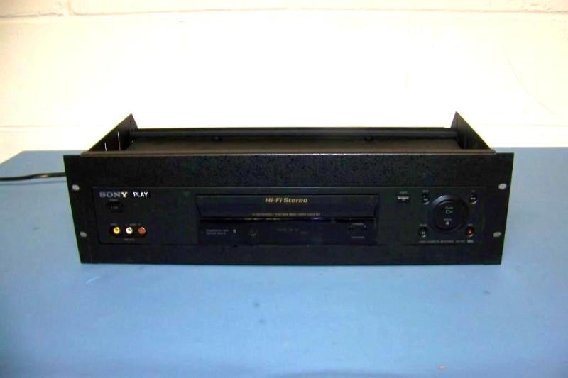 lot 60 image: Sony, VCR in Middle Atlantic Shelf