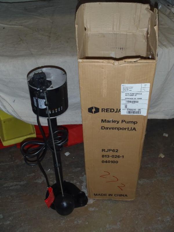 lot 103 image: Marley RJP62 Sump Pump...