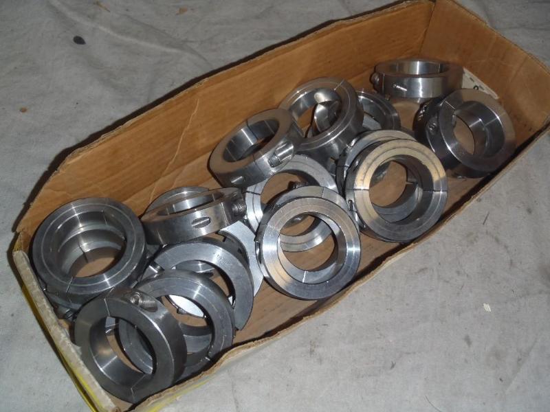 lot 121 image: 2-316" Steel Clamping Collars...