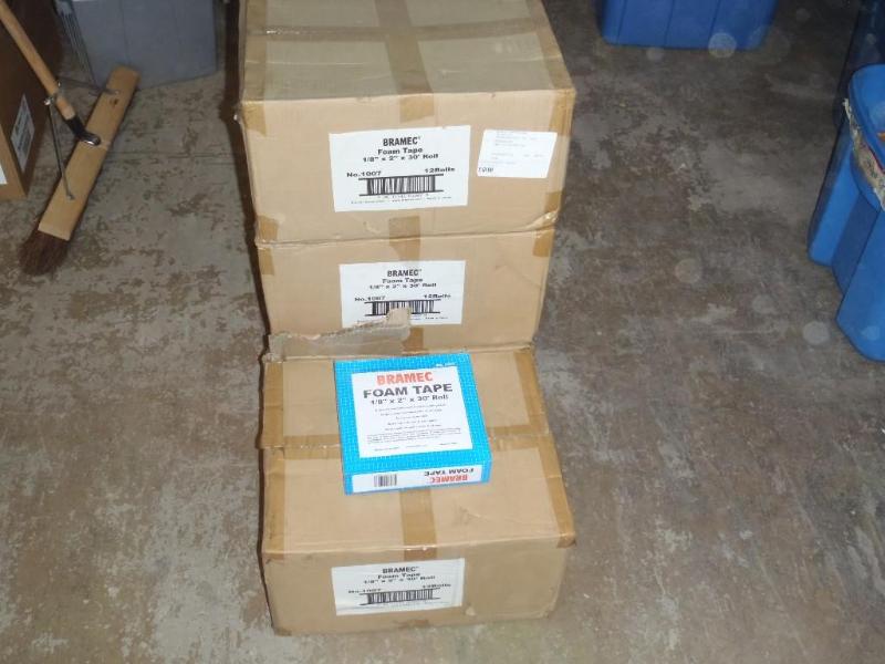 lot 123 image: Four (4) Cases of Bramec Foam Tape ...